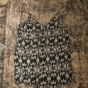 Victoria's Secret Black and White Romper